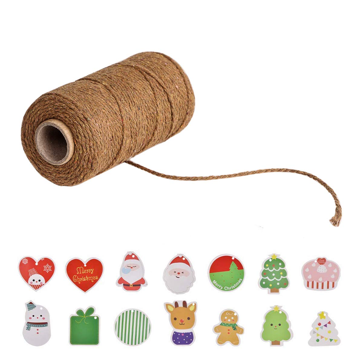 ficelle-bicolore-rouge-et-blancficelle-de-boulanger100-coton-artisanat-ficelle-de-vacances-de-noel-pour-bricolage-et-bonus-demballage-de-cadeau-avec-14-pcs-cartes-de-noel-2-rouleaux-by-oitugg