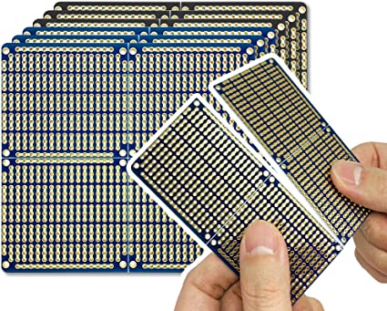 electrocookie-pcb-prototype-board-conseil-bande-avec-pris-en-cliche-dalimentation-rails-pour-arduino-et-bricolage-electronique-plaque-or-38×3-5-6-pack-3blau-3black